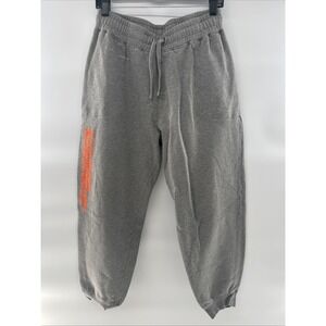 Rare Calvin Klein Jeans Men Regular Fit Heather Sweatpants, Light Grey Size L